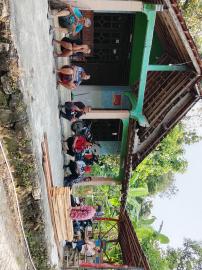 Panewu Ngawen Pantau Droping Material BBGRM di Kalurahan Tancep, Tekankan Semangat Swadaya Masyaraka